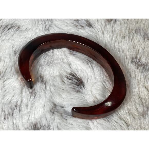 1950’s Napier Chunky Graduated Root Beer Lucite Bead Necklace & Bangle MCM - Picture 7 of 15